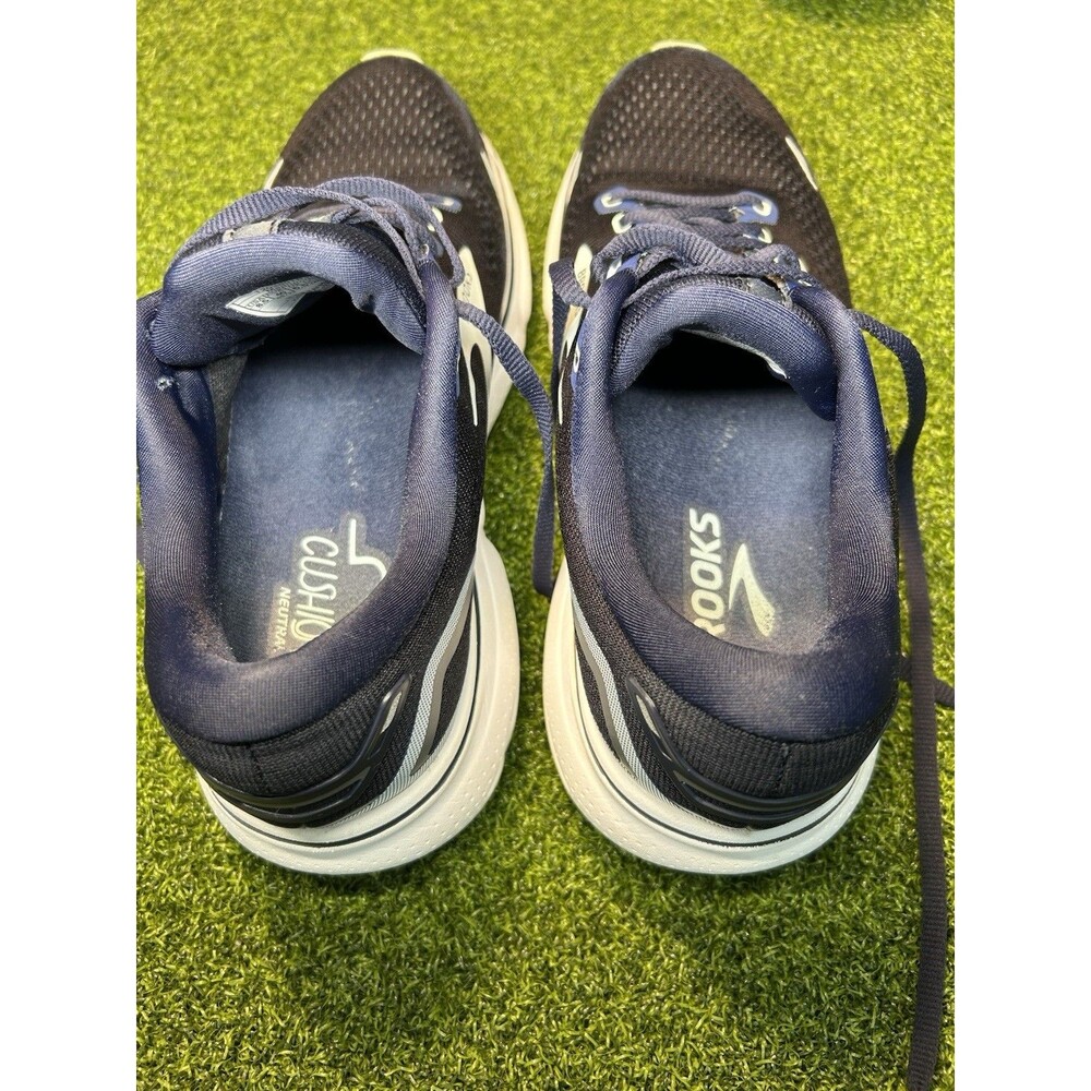 Brooks Ghost 15 Women’s Navy Blue Aluminum Running Shoes 1203801B450 Size 8.5 B - Picture 7 of 10